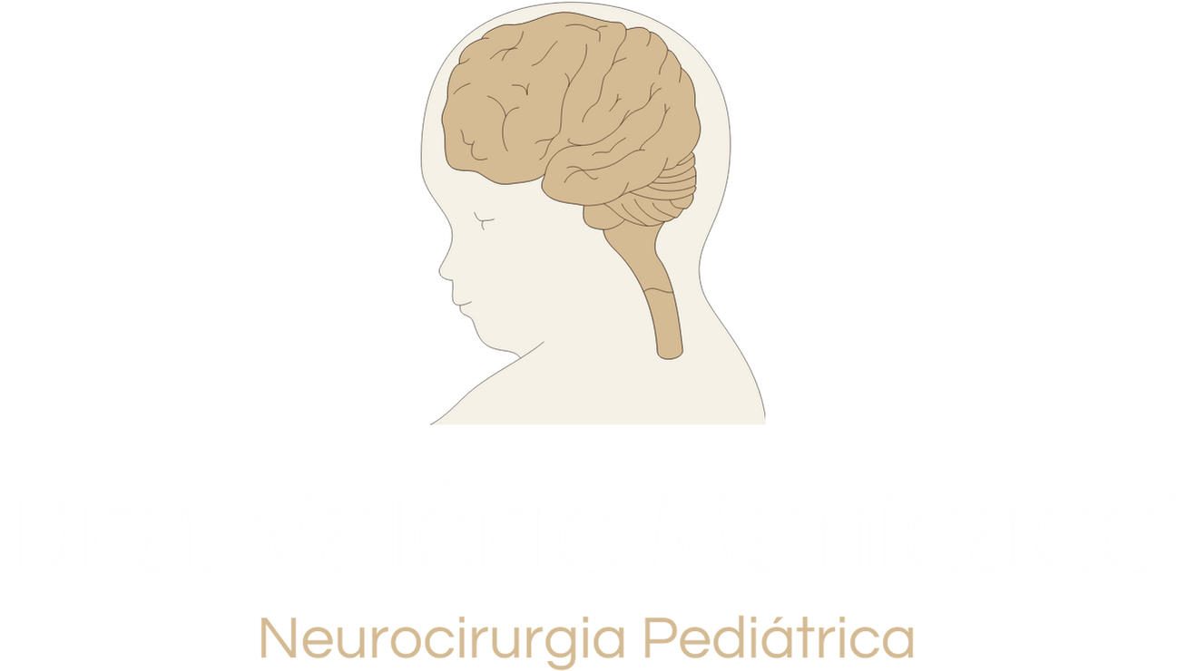 Logotipo da Dra. Valérie Manicacci no rodapé do site.